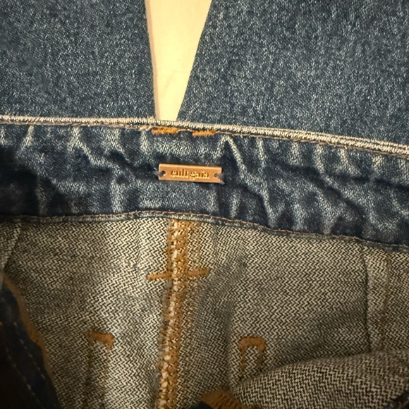 cult gaia Blue Carpenter-Style Boyfriend Jeans - Picture 2 of 4